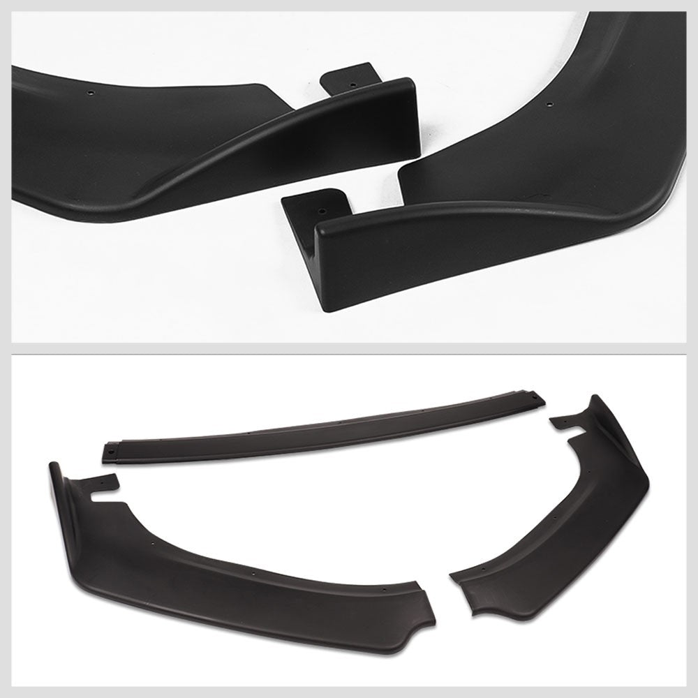[Matte Black] Front Bumper Lip Chin Guard Body Kit For 14-15 Lexus IS250 IS350