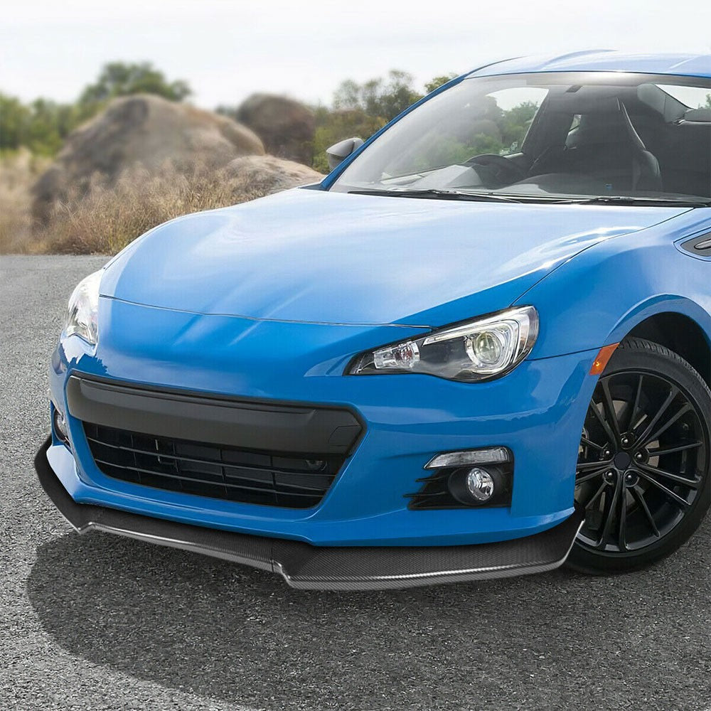 [Carbon Style Look] Front Bumper Lip Chin Guard Body Kit For 13-16 Scion FR-S