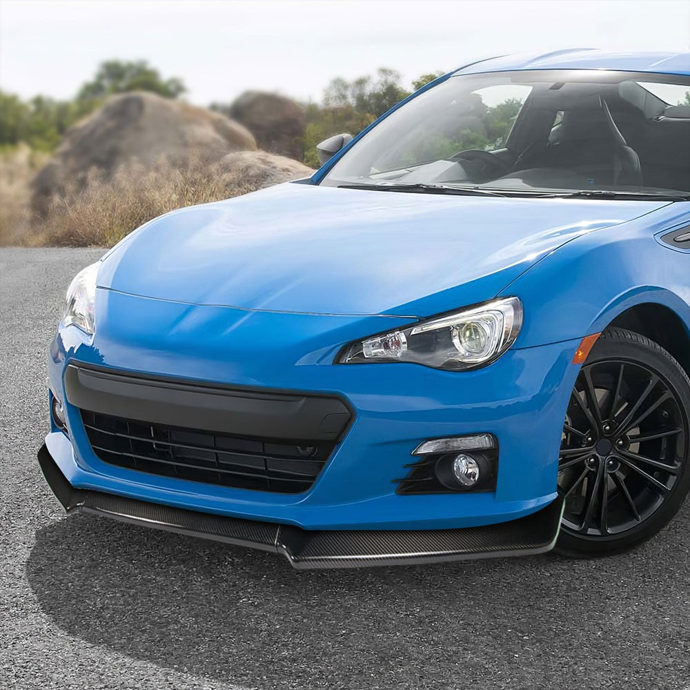 [Real Glossy Carbon Fiber] Front Bumper Lip Guard Body Kit For 13-16 Scion FR-S
