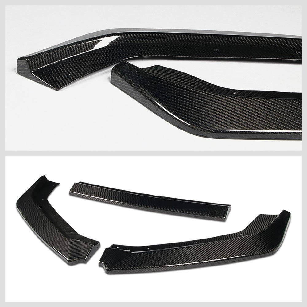 [Real Glossy Carbon Fiber] Front Bumper Lip Guard Body Kit For 13-16 Scion FR-S