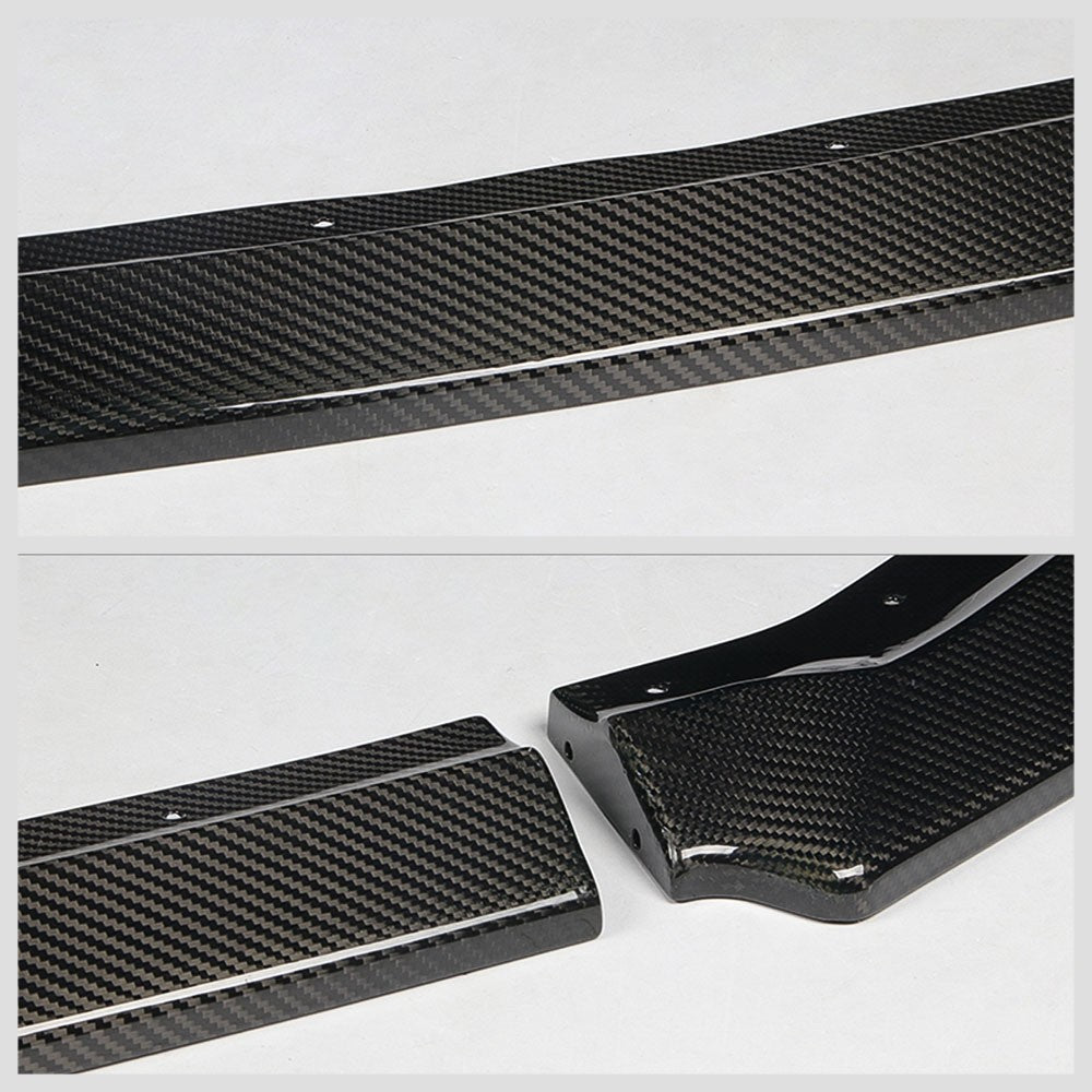 [Real Glossy Carbon Fiber] Front Bumper Lip Guard Body Kit For 13-16 Scion FR-S