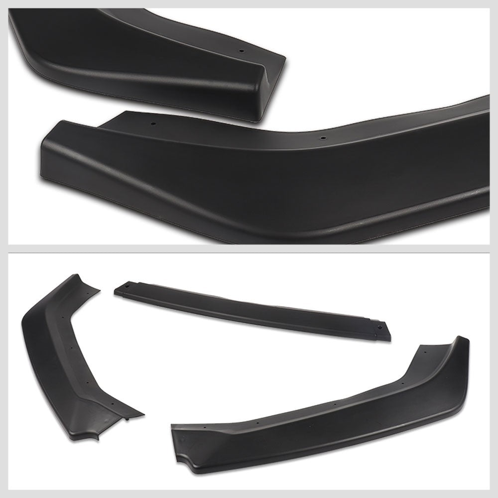 [Matte Black] Front Bumper Lip Chin Guard Lower Body Kit For 13-16 Scion FR-S
