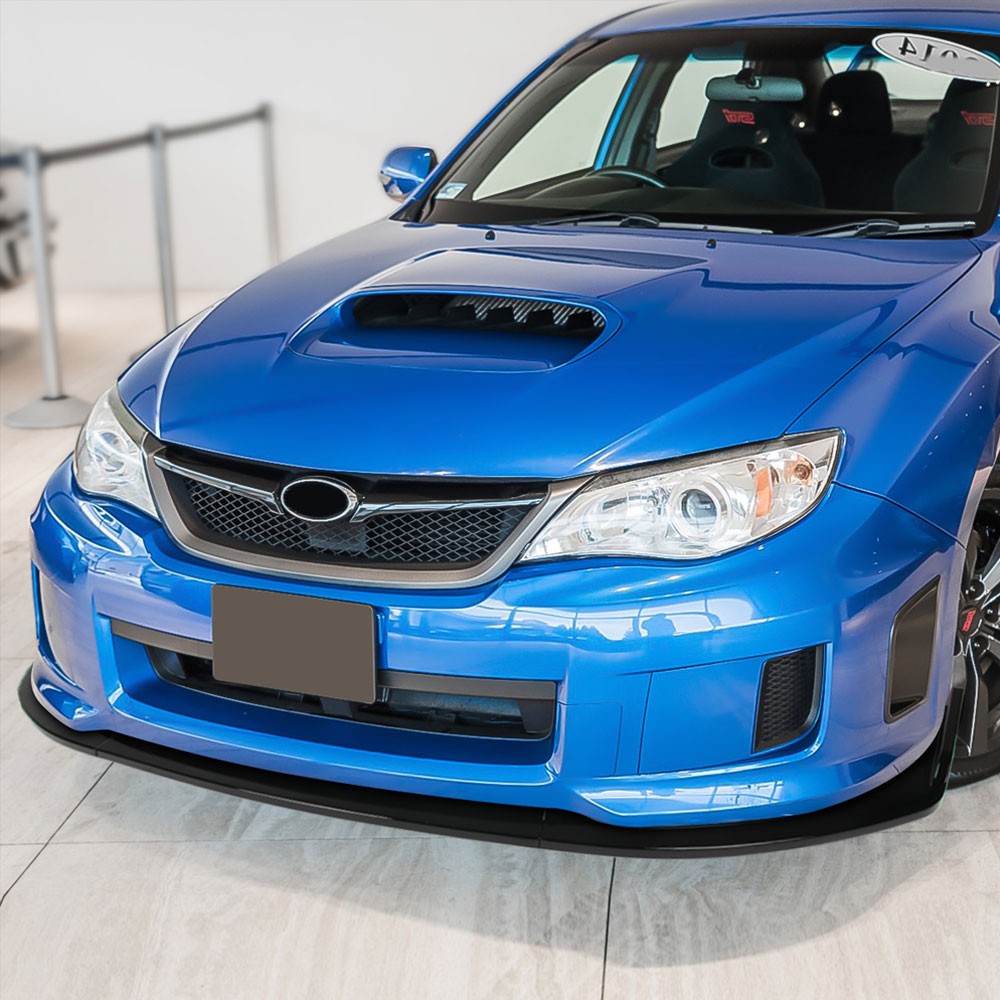 [Painted Gloss Black] Front Bumper Lip Chin Guard For 11-14 Subaru WRX/WRX STI