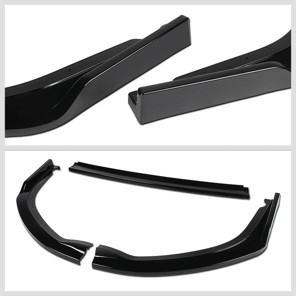 [Painted Gloss Black] Front Bumper Lip Chin Guard For 11-14 Subaru WRX/WRX STI