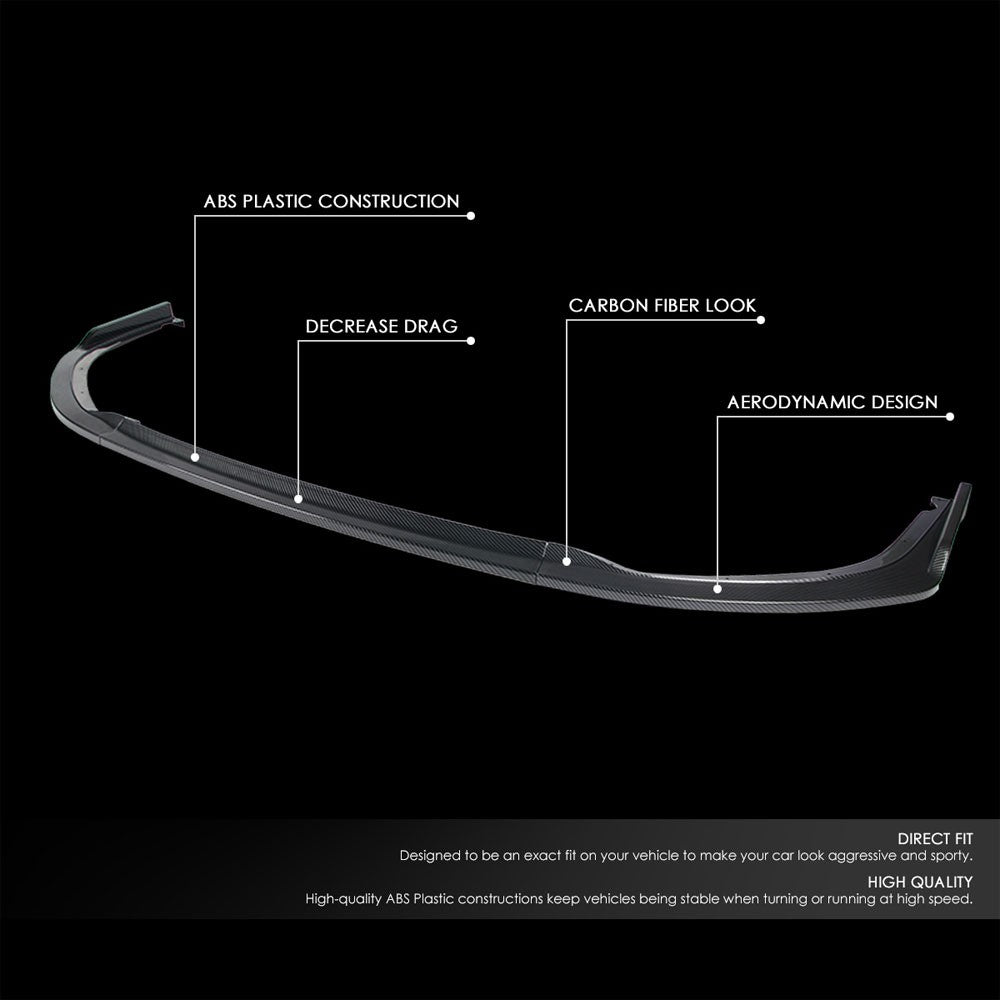 [Carbon Style Look] Front Bumper Lip Guard Body Kit For 11-14 Subaru WRX/WRX STI