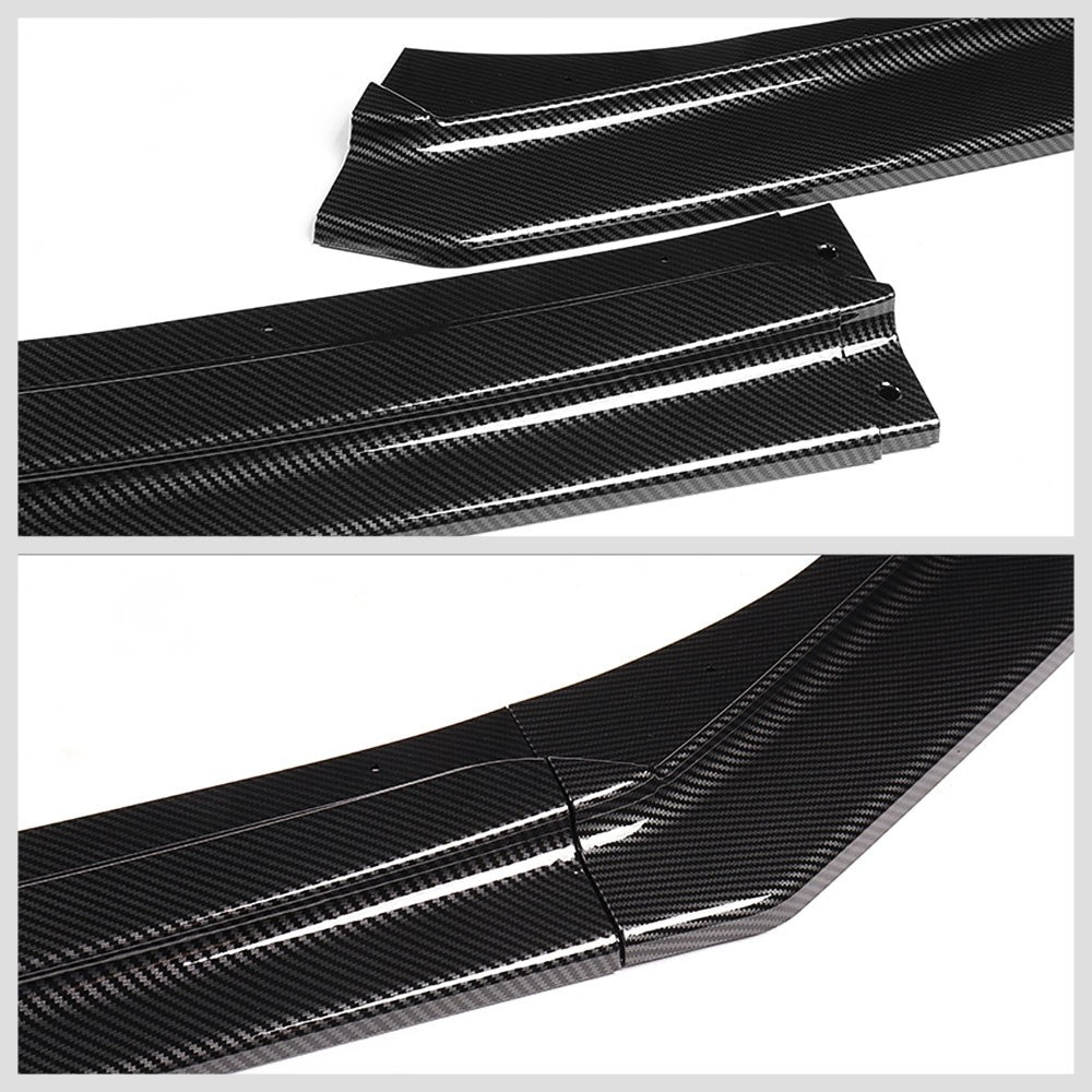 [Carbon Style Look] Front Bumper Lip Chin Guard Body Kit For 17-20 Subaru BRZ