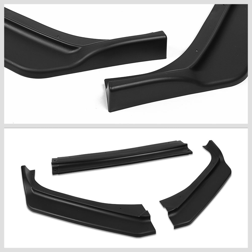 [Matte Black] Front Bumper Lip Chin Wing Guard Body Kit For 17-20 Subaru BRZ