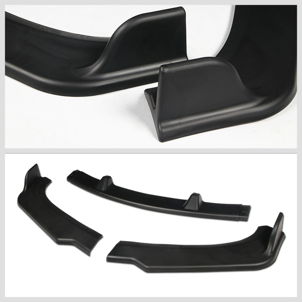 [Matte Black] Front Bumper Lip Chin Guard For 09-11 BMW E90 Sedan 328i 335d 335i