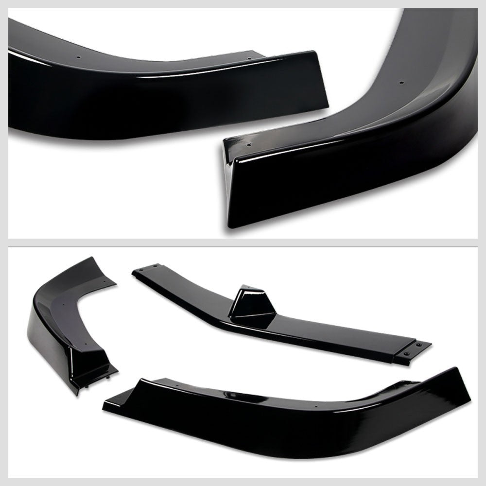 [Painted Gloss Black] Front Bumper Lip Guard For 12-14 C-Class W204 AMG/Sport