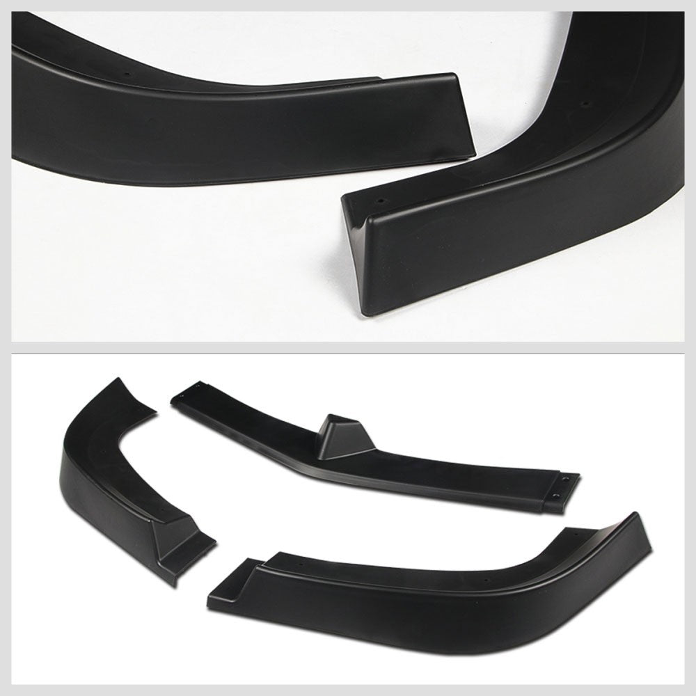 [Matte Black] Front Bumper Lip Guard Body Kit For 12-14 C-Class W204 AMG/Sport