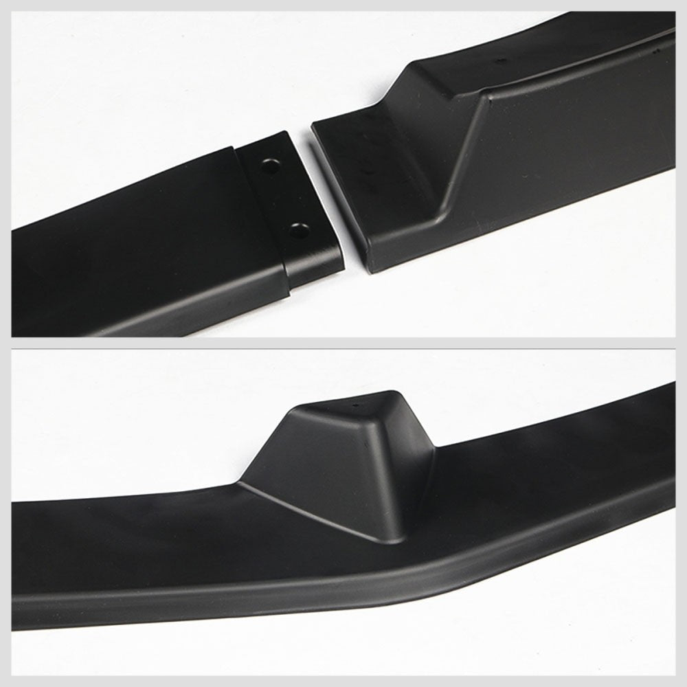 [Matte Black] Front Bumper Lip Guard Body Kit For 12-14 C-Class W204 AMG/Sport