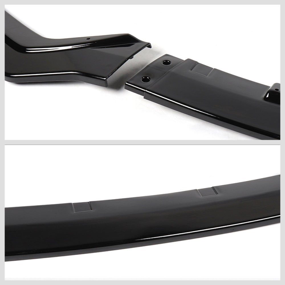 [Painted Gloss Black] Front Bumper Lip Guard For 18+ Infiniti Q50 Sport Trim