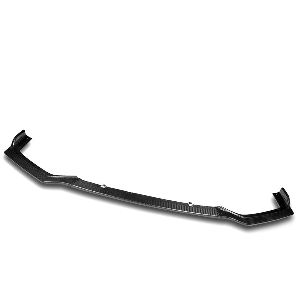 Real Glossy Carbon Fiber Front Bumper Lip 18+ Infiniti Q50 Sport Trim 27-BMPL-F-511-R-RCF