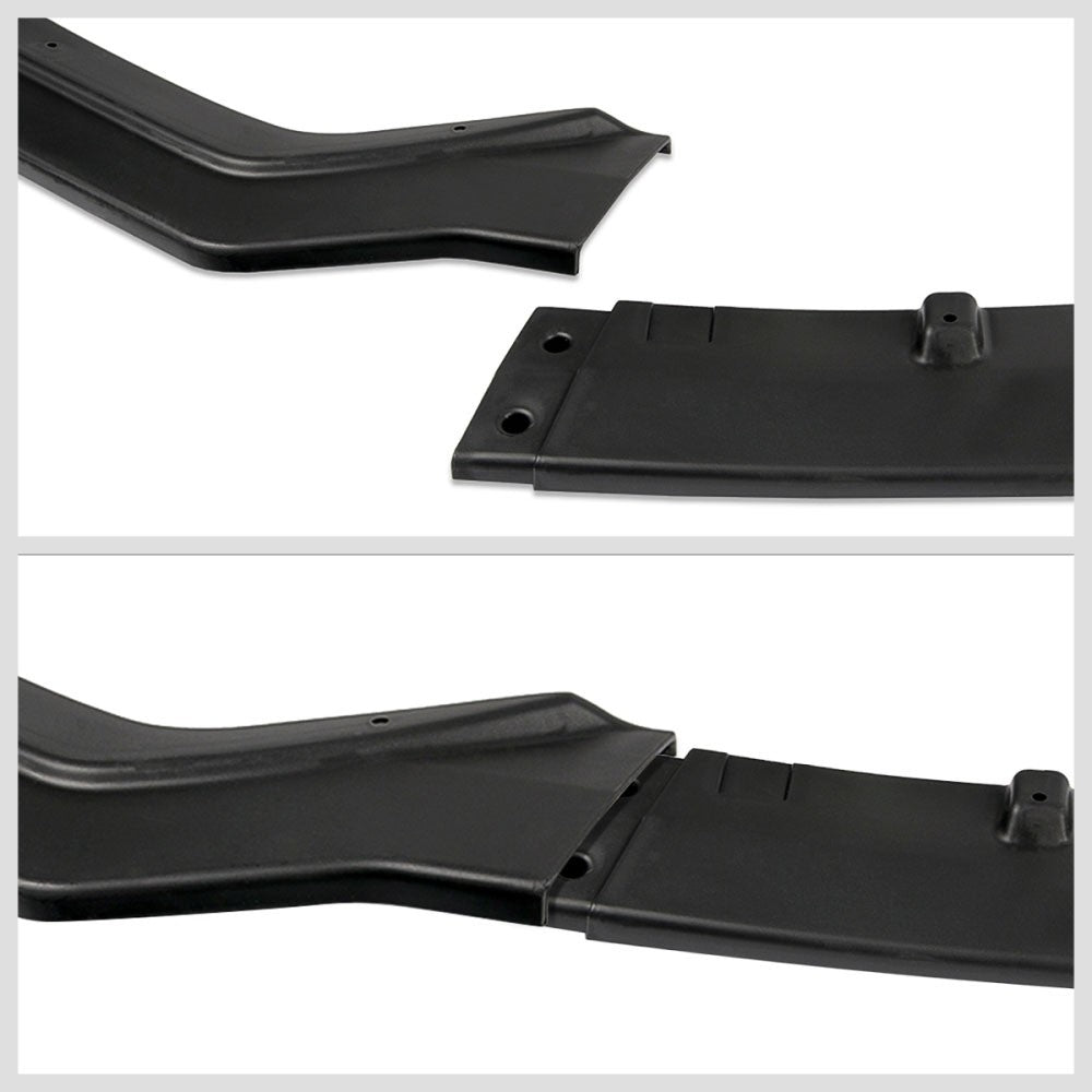 [Matte Black] Front Bumper Lip Guard Body Kit For 18+ Infiniti Q50 Sport Trim
