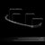 [Painted Gloss Black] Front Bumper Lip Guard For 18+ Infiniti Q50 Non-Sport Trim