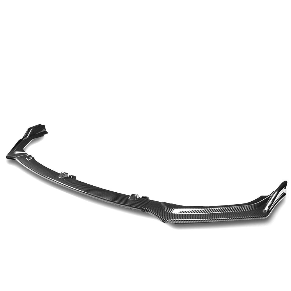 Carbon Style Look Front Bumper Lip 18+ Infiniti Q50 Non-Sport Trim 27-BMPL-F-512-PCF