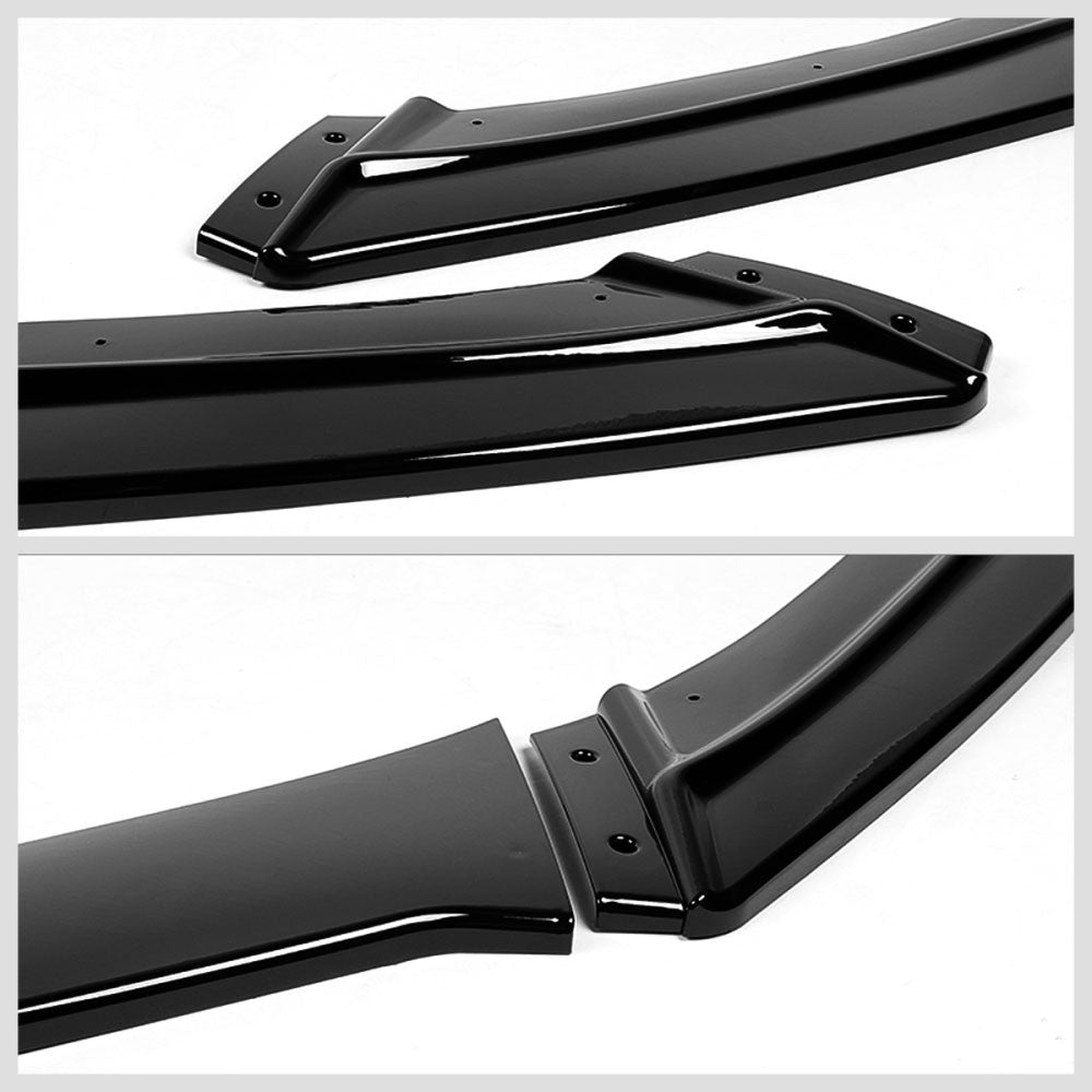 [Painted Gloss Black] Front Bumper Lip Guard Body Kit For 13-18 Chevrolet Malibu