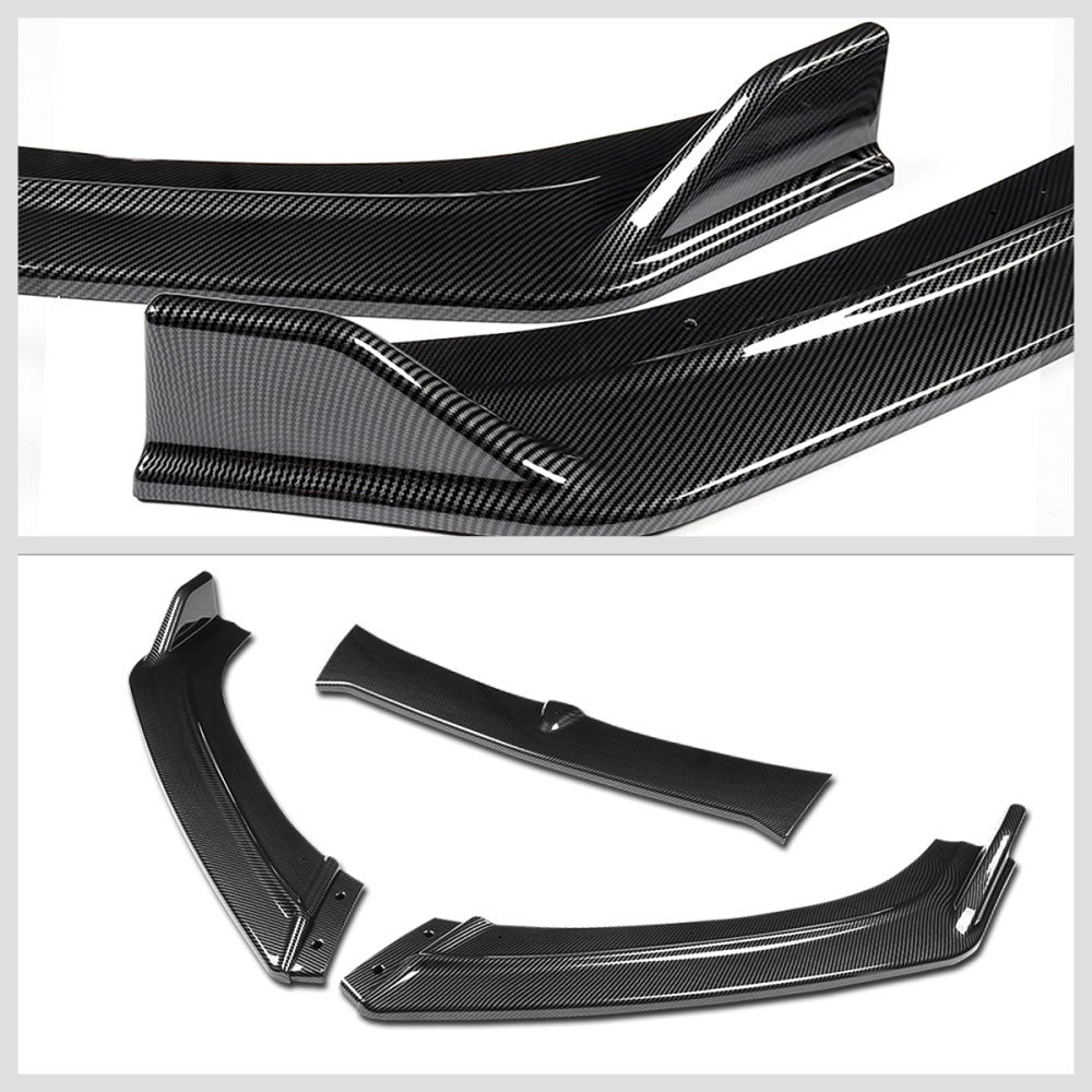 [Carbon Style Look] Front Bumper Lip Guard Body Kit For 13-18 Chevrolet Malibu