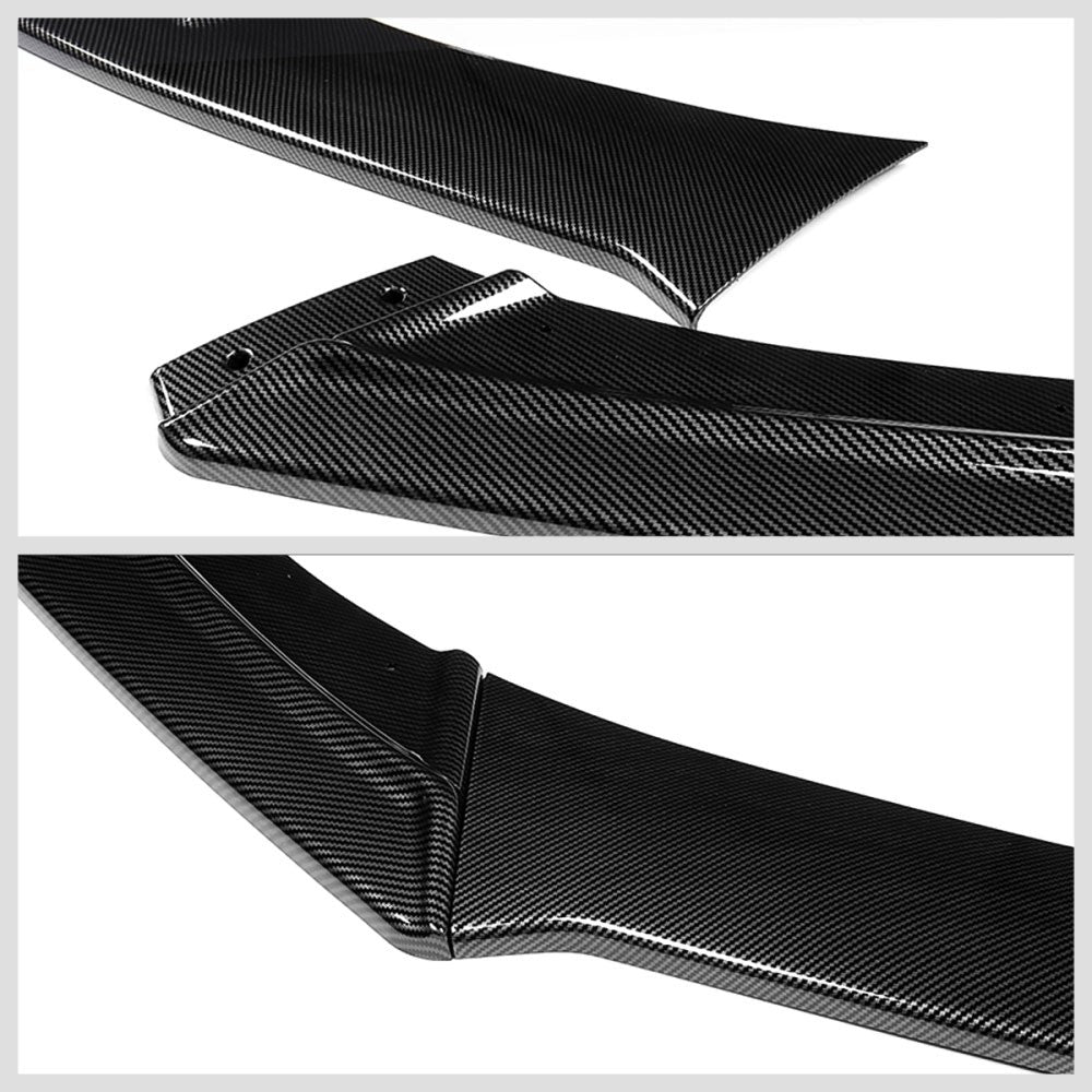 [Carbon Style Look] Front Bumper Lip Guard Body Kit For 13-18 Chevrolet Malibu