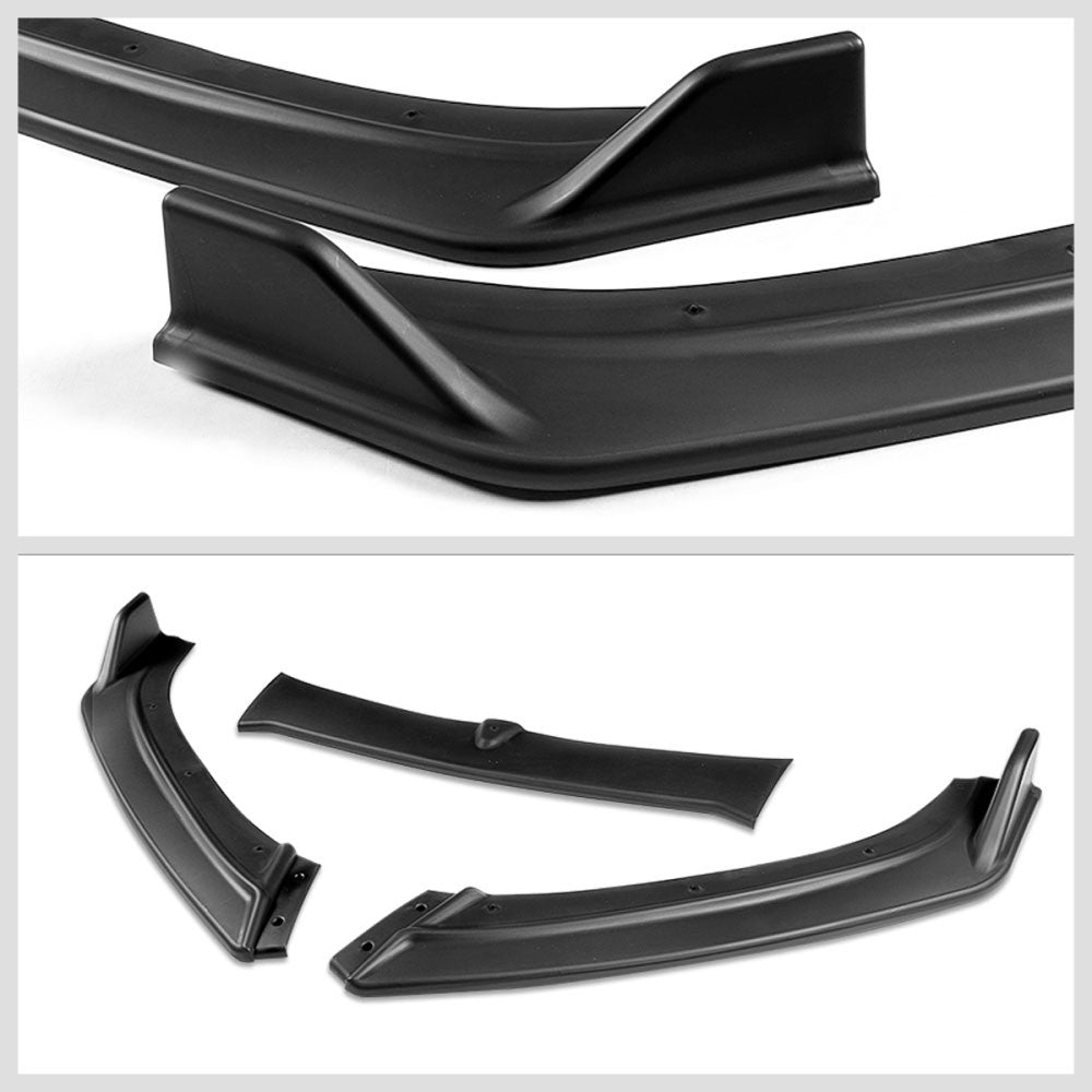 [Matte Black] Front Bumper Lip Chin Guard Body Kit For 13-18 Chevrolet Malibu