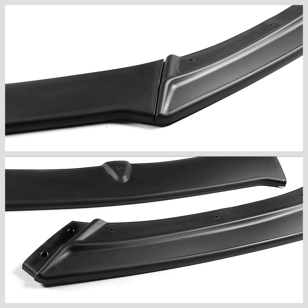 [Matte Black] Front Bumper Lip Chin Guard Body Kit For 13-18 Chevrolet Malibu