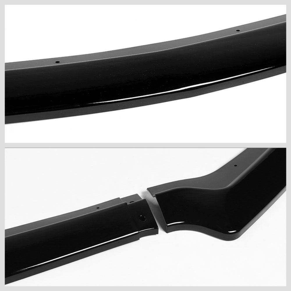 [Painted Gloss Black] Front Bumper Lip Guard Body Kit For 18-20 Ford Mustang