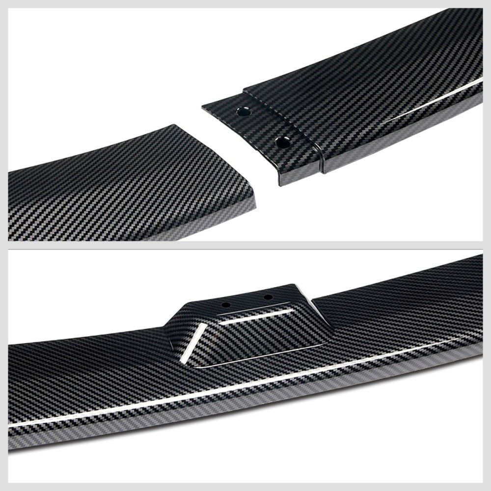 [Carbon Style Look] Front Bumper Lip Guard Body Kit For 08-10 Subaru WRX STI