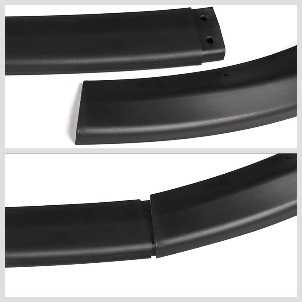 [Matte Black] Front Bumper Lip Chin Guard Body Kit For 08-10 Subaru WRX STI Trim