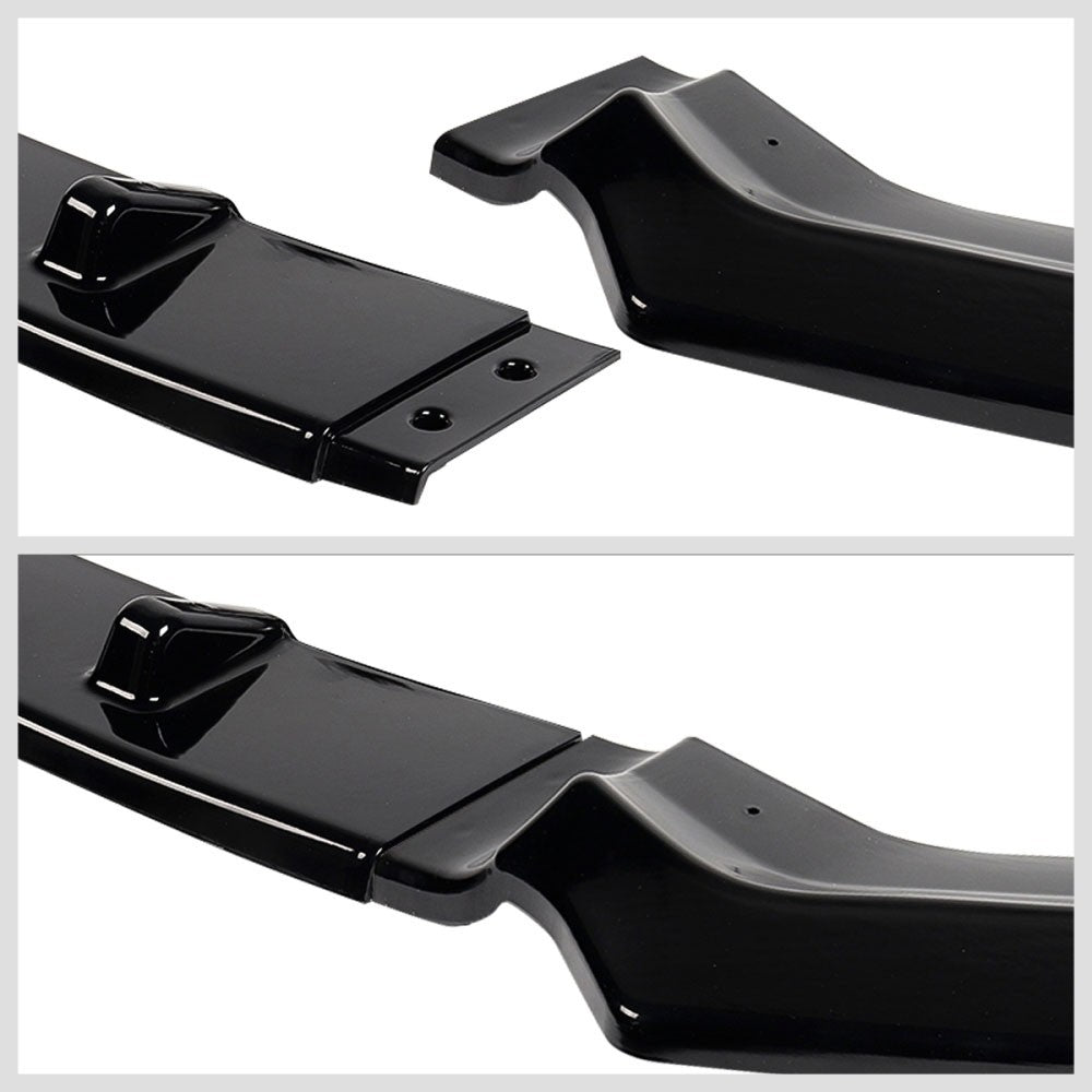 [Painted Gloss Black] Front Bumper Lip For 17-20 Audi A3 S3 Premium Plus/ S-Line