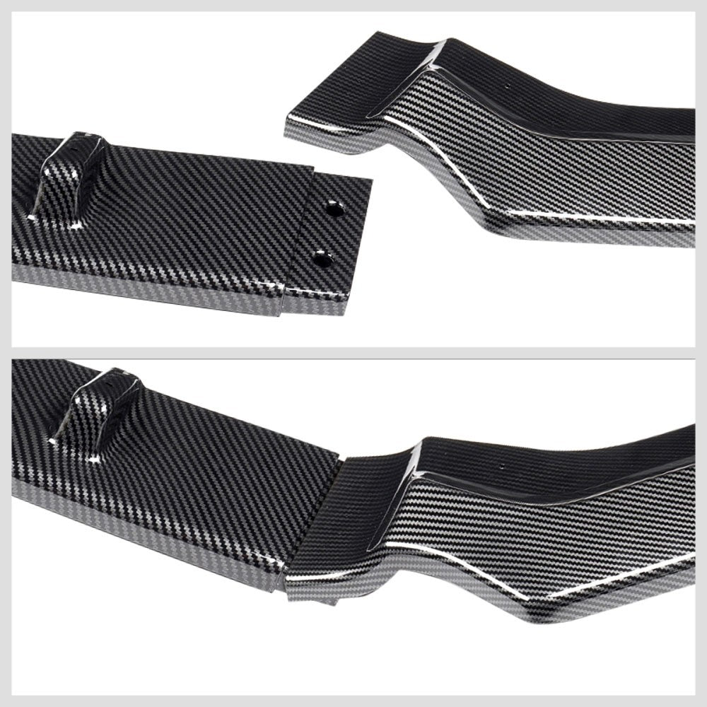 [Carbon Style Look] Front Bumper Lip For 17-20 Audi A3 S3 Premium Plus/ S-Line