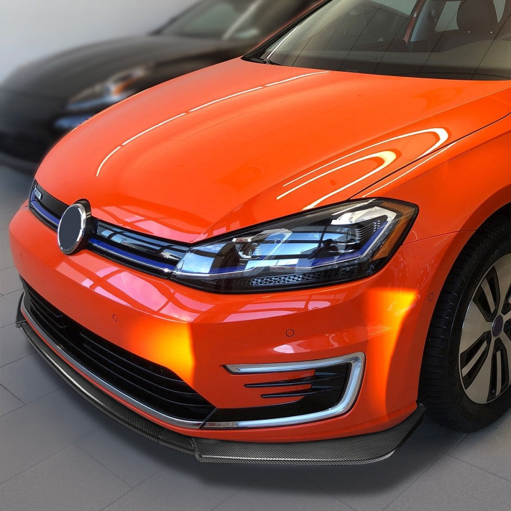 [Carbon Style Look] Front Bumper Lip Guard Kit For 18-21 Volkswagen Golf MK7