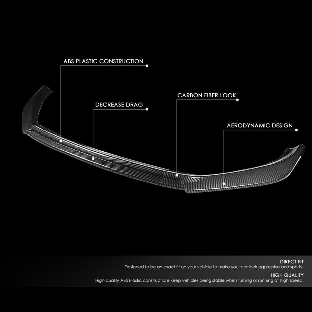 [Carbon Style Look] Front Bumper Lip Guard Kit For 18-21 Volkswagen Golf MK7