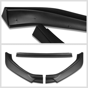 [Matte Black] Front Bumper Lip Chin Guard Body Kit For 18-21 Volkswagen Golf MK7