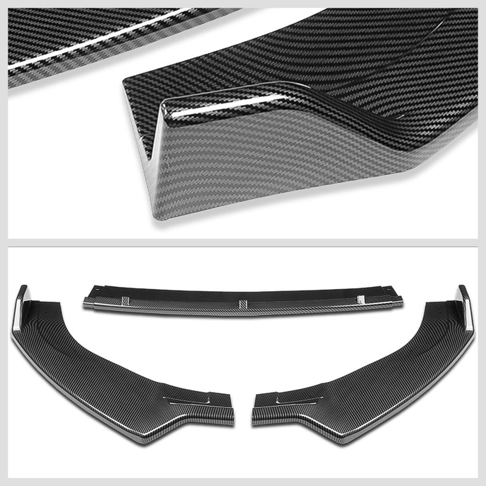 [Carbon Style Look] Front Bumper Lip Chin Guard For 19-20 GTI/15-19 Golf R MK7