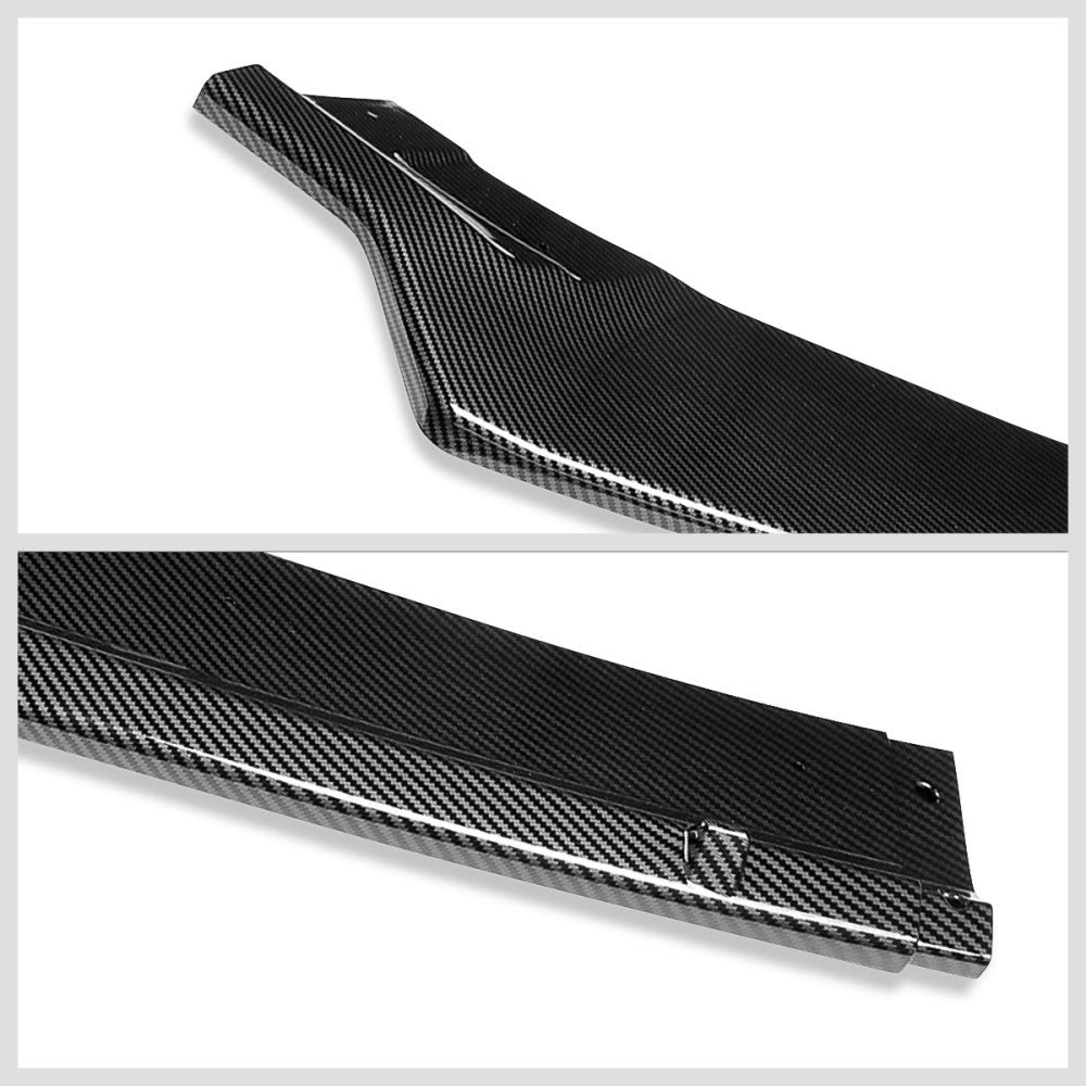 [Carbon Style Look] Front Bumper Lip Chin Guard For 19-20 GTI/15-19 Golf R MK7