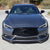[Carbon Style Look] Front Bumper Lip Chin Guard Body Kit For 17-20 Infiniti Q60