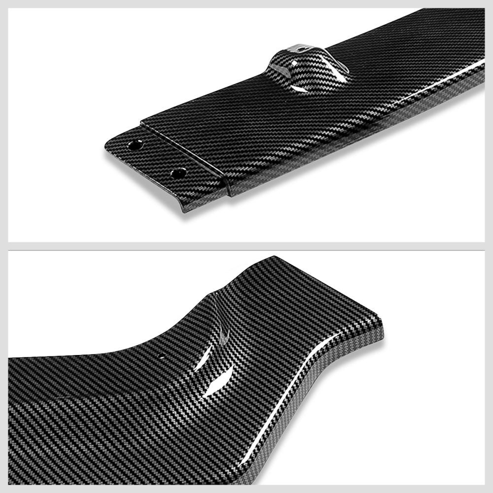 [Carbon Style Look] Front Bumper Lip Chin Guard Body Kit For 17-20 Infiniti Q60