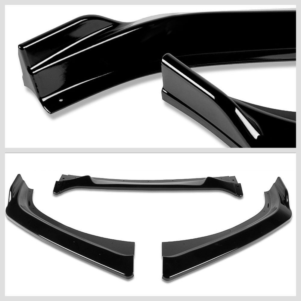 [Painted Gloss Black] Front Bumper Lip Body Kit For 17-20 Toyota 86 ZN6 Gen1