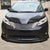 [Matte Black] Front Bumper Lip Chin Wing Guard Body Kit For 11-15 Toyota Sienna