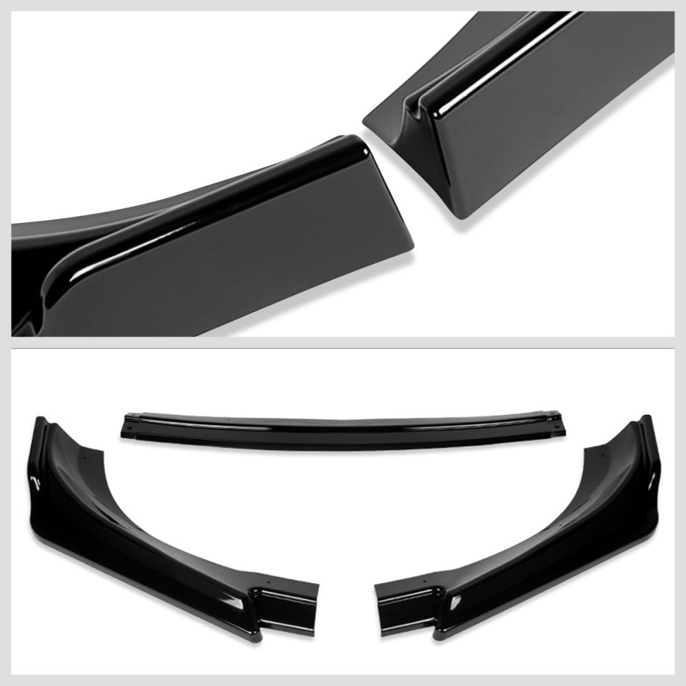 [Painted Gloss Black] Front Bumper Lip Guard For 13-16 Hyundai Genesis Coupe