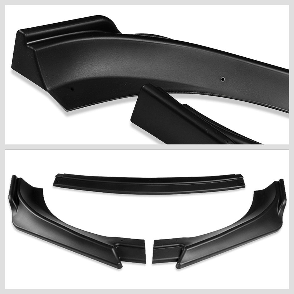 [Matte Black] Front Bumper Lip Guard Body Kit For 13-16 Hyundai Genesis Coupe
