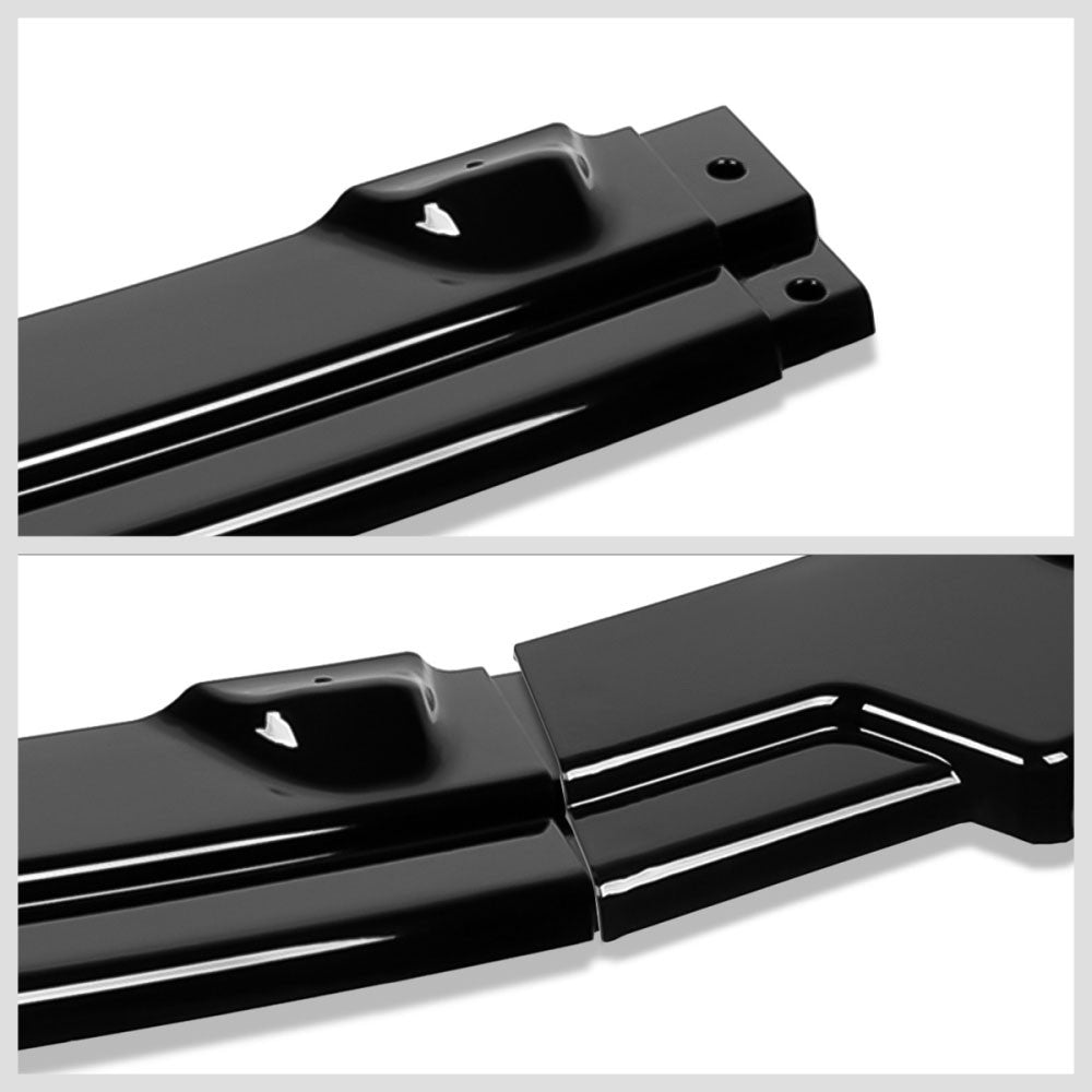 [Painted Gloss Black] Front Bumper Lip Guard For 10-13 Infiniti G37 Sedan 4DR