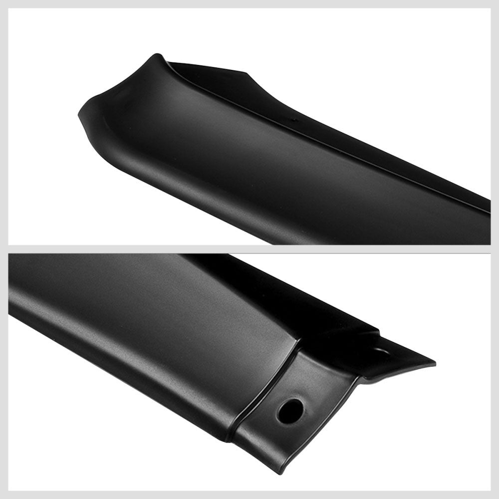 [Matte Black] Front Bumper Lip Chin Wing Guard Body Kit For 13-15 Honda Civic