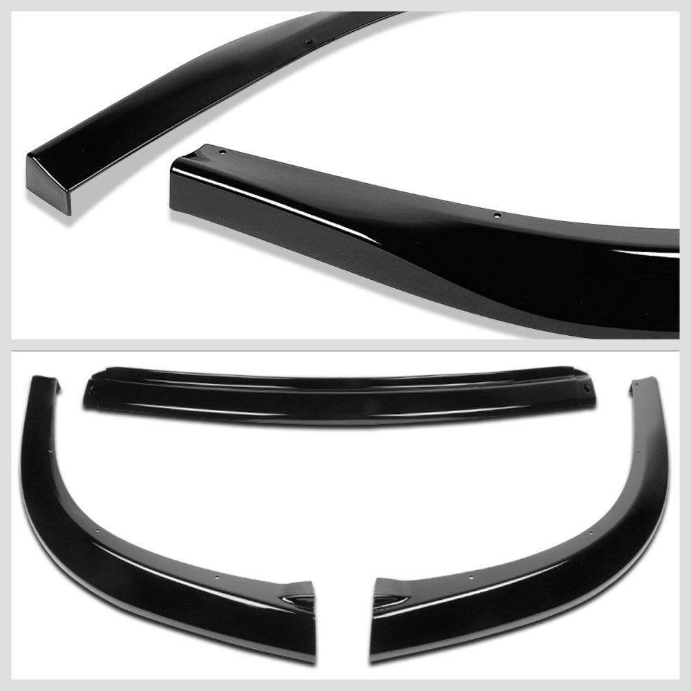 [Painted Gloss Black] Front Bumper Lip Guard Spoiler For 06-07 Subaru WRX STI