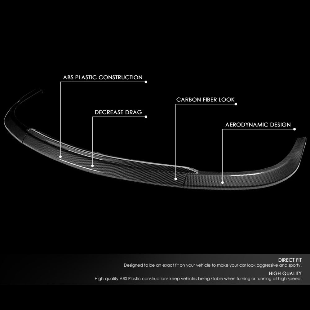 [Carbon Style Look] Front Bumper Lip Guard Spoiler For 06-07 Subaru WRX STI Trim