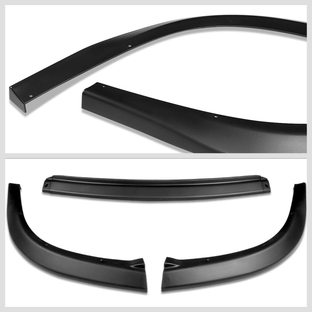 [Matte Black] Front Bumper Lip Chin Guard Body Kit For 06-07 Subaru WRX STI Trim
