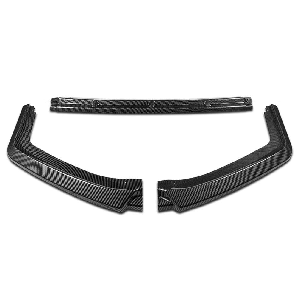 [Carbon Style Look] Front Bumper Lip Mugen Style For 16-21 Honda Civic FC/FK