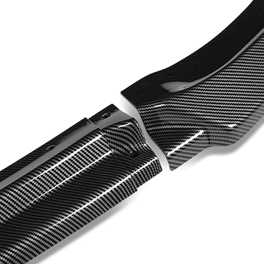 [Carbon Style Look] Front Bumper Lip Mugen Style For 16-21 Honda Civic FC/FK
