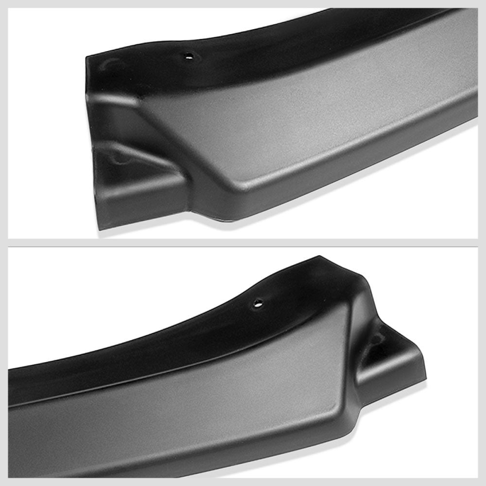 [Matte Black] Front Bumper Lip Guard Mugen Style For 16-21 Honda Civic FC/FK