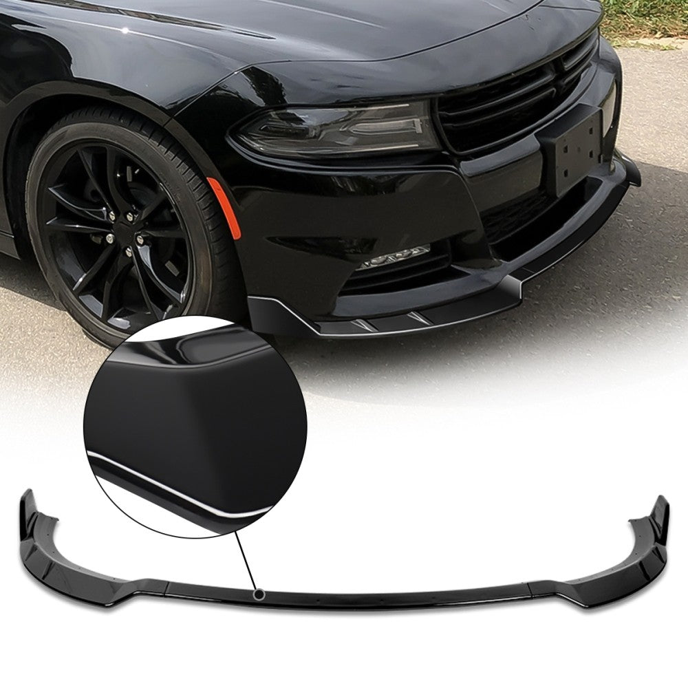 BFC Glossy Black Front Bumper Lip Wing Diffuser 15-22 Charger LD 27-BMPL-F531-PBK